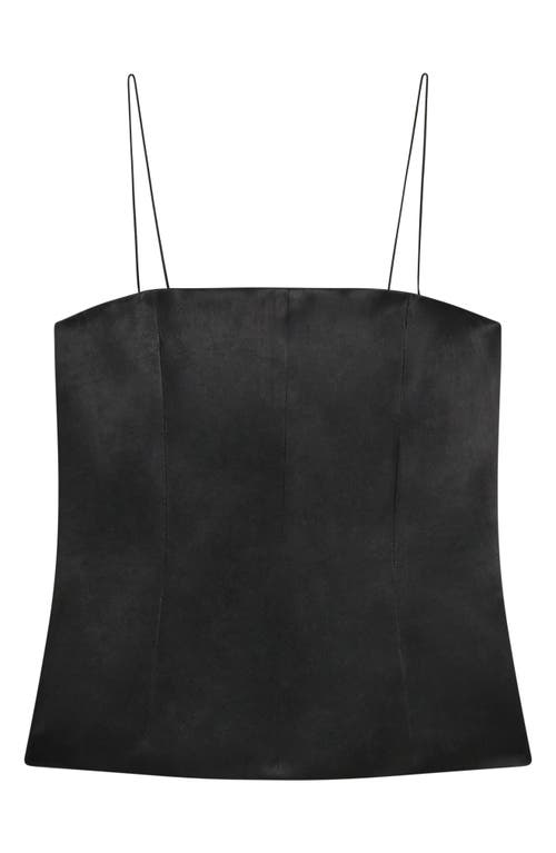 Helmut Lang Minimal Slip Top In Black