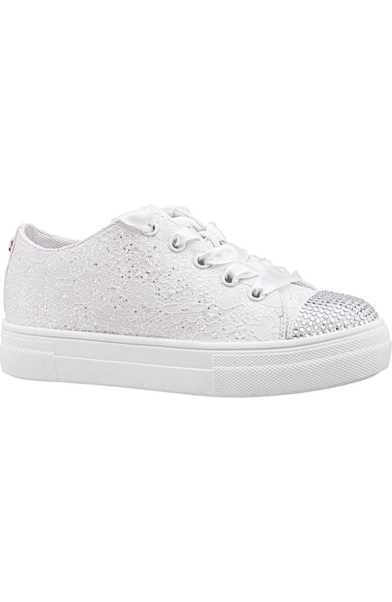Nina Kids' Glitter Cap Toe Sneaker, Main, color,