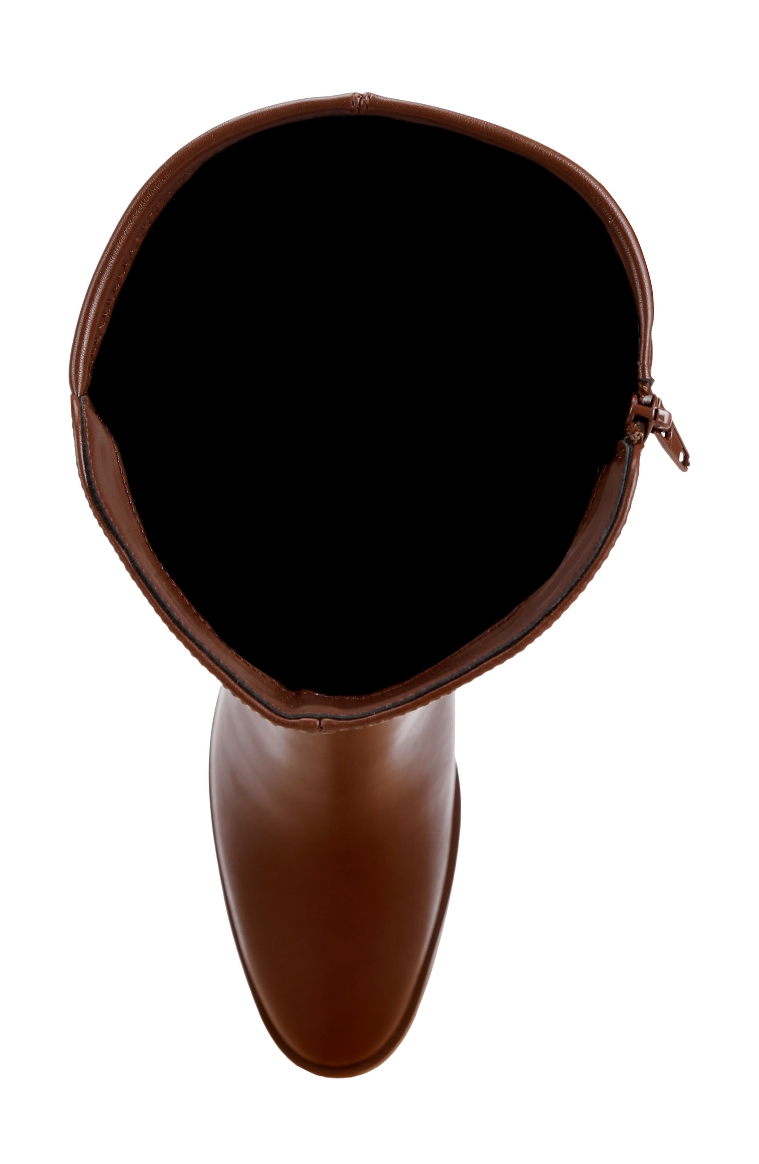 Sajama Leather Knee High Boot, Alternate, color, BROWN SMOOTH