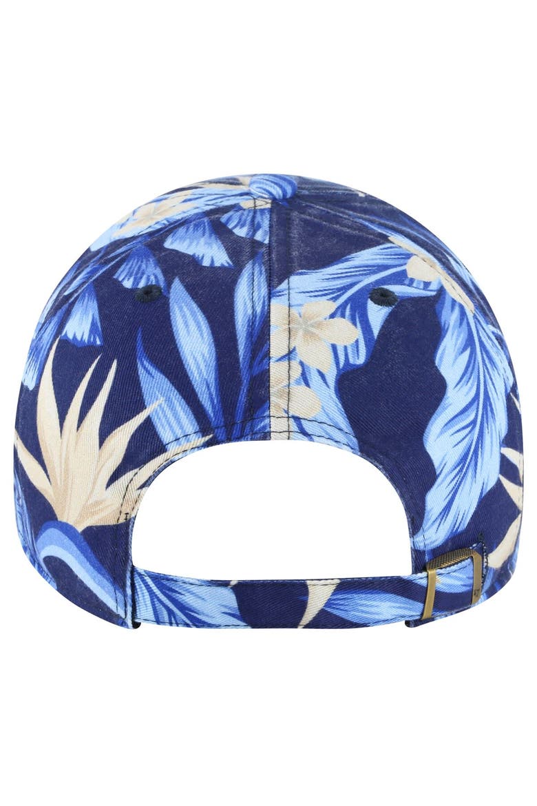 Men's '47 Navy Memphis Grizzlies Tropicalia Floral Clean Up Adjustable Hat, Alternate, color, Navy