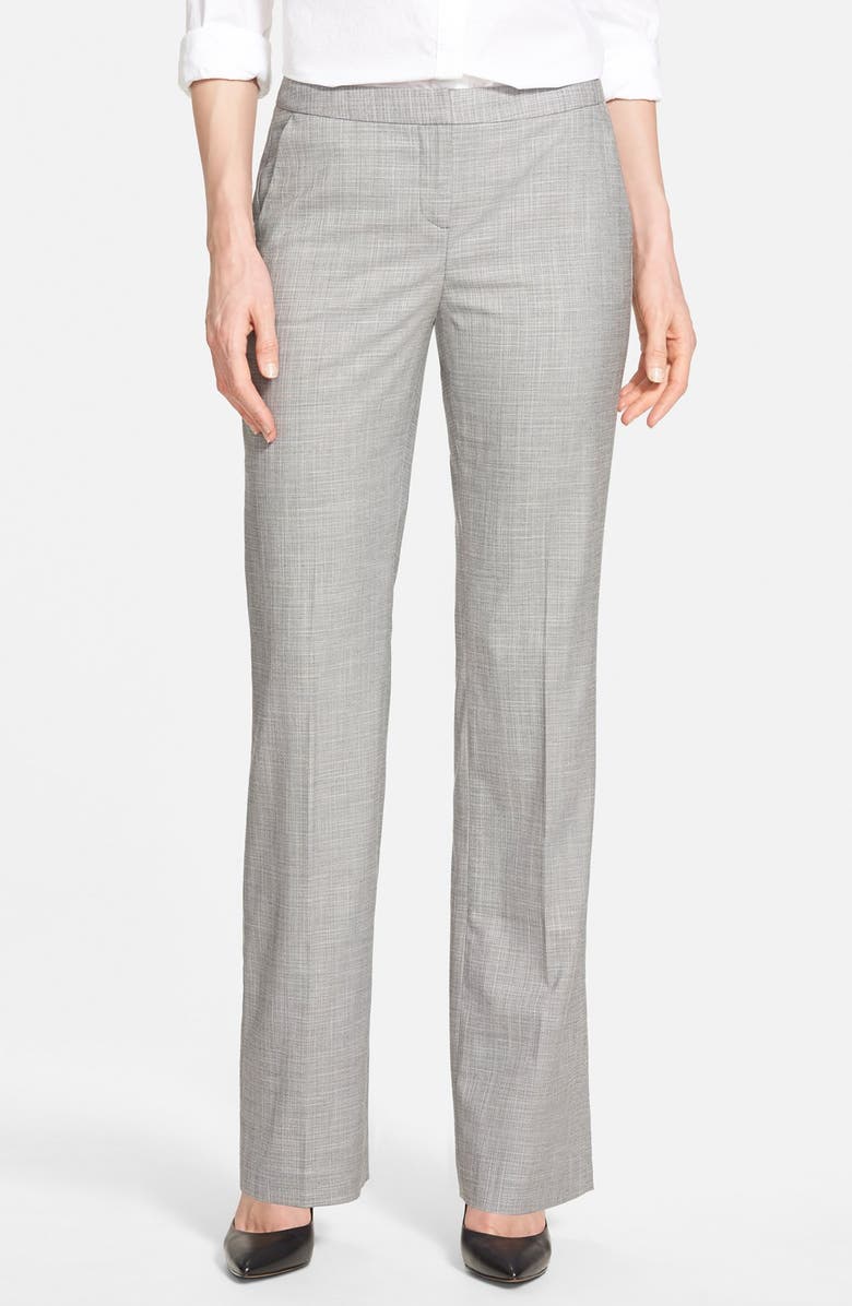 Halogen<sup>®</sup> 'Taylor' Crosshatch Suit Pants, Main, color, 