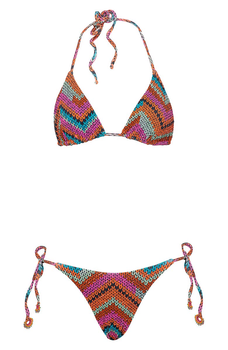 Maaji Tide Reversible Bikini Bottoms, Alternate, color, Pink