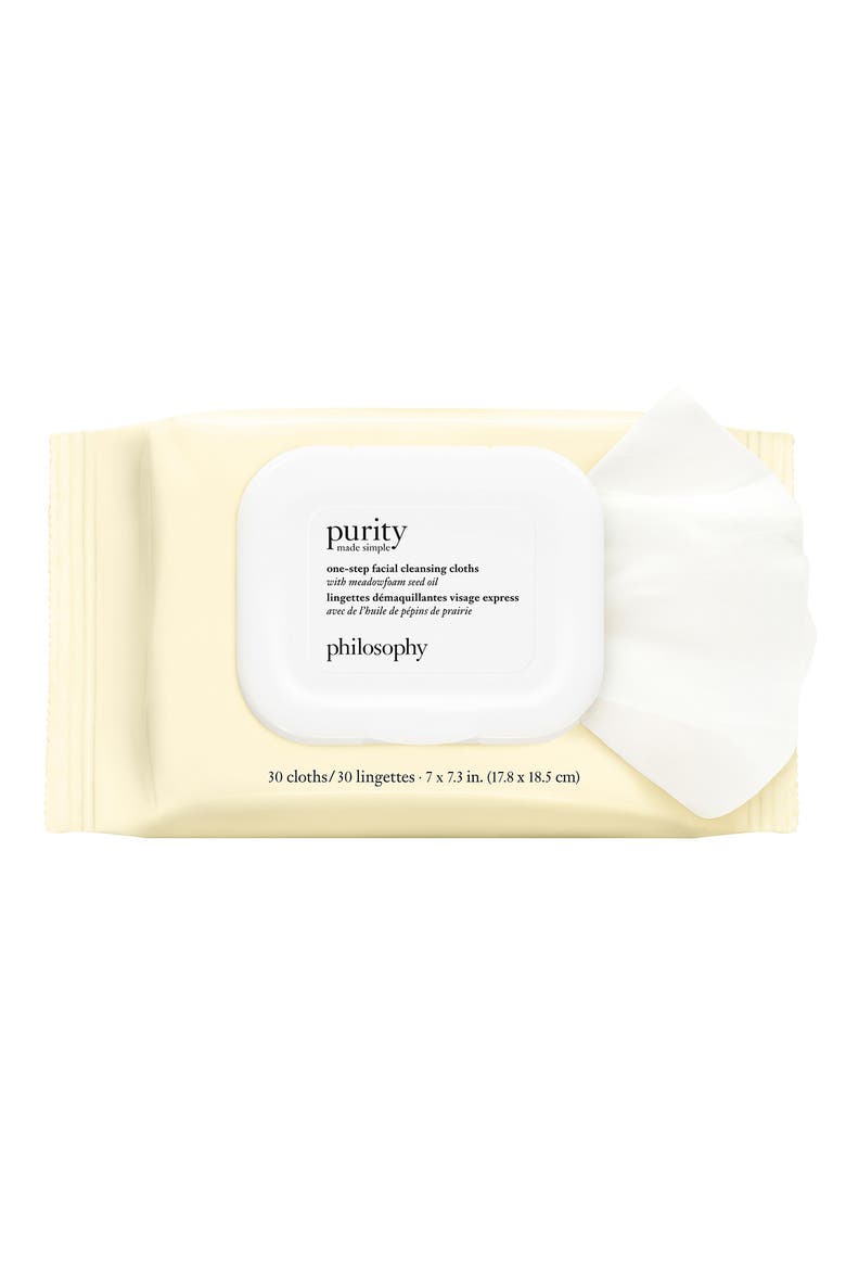 purity made simple one-step facial cleansing cloths, Alternate, color, NO COLOR