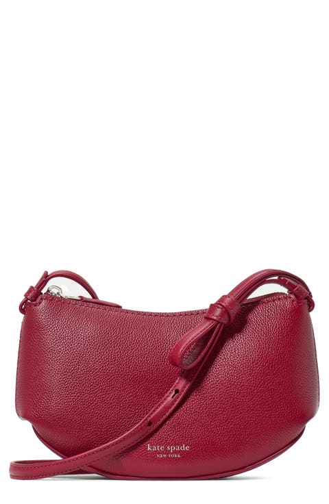 loop pebble leather crossbody bag
