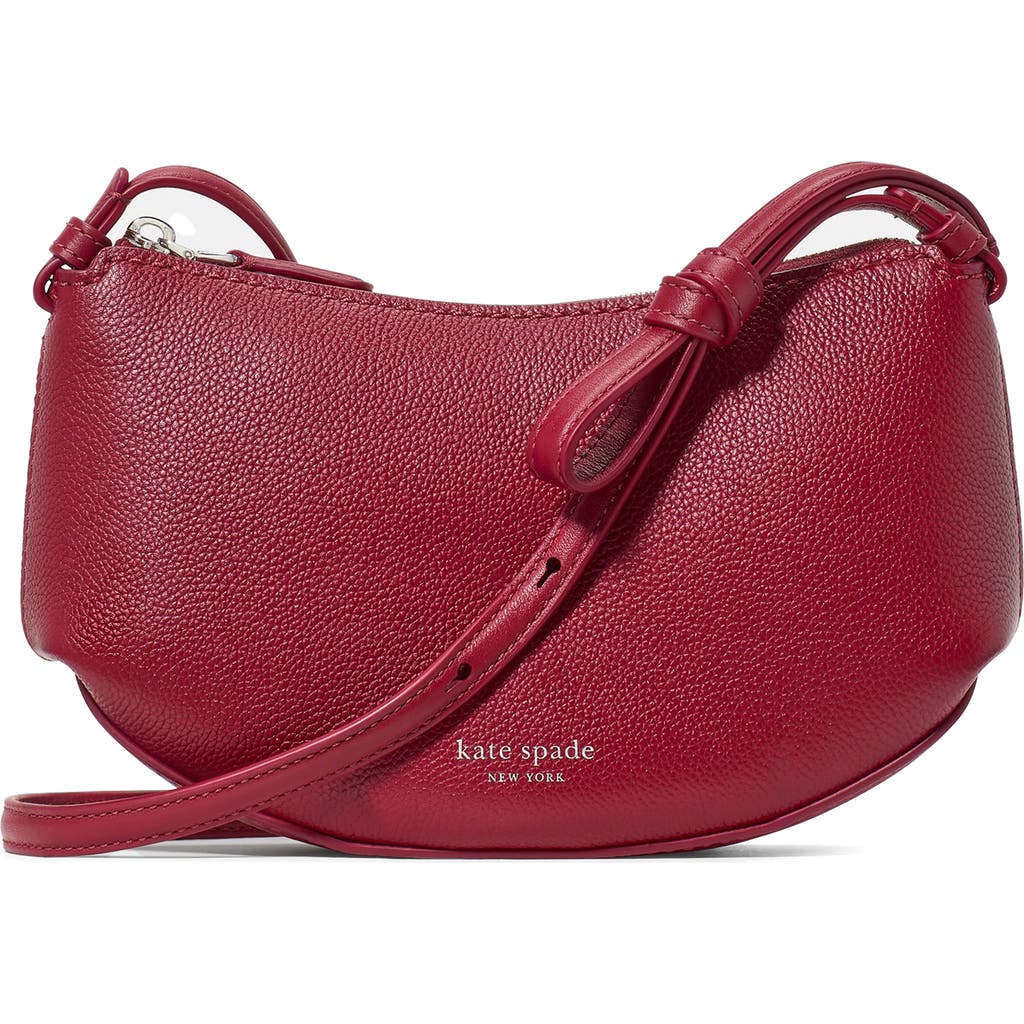 Kate Spade New York Loop Pebble Leather Crossbody Bag In Red