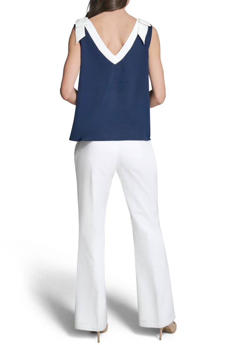 Bow Shoulder Top, Alternate, color, NAVAL ACADEMY