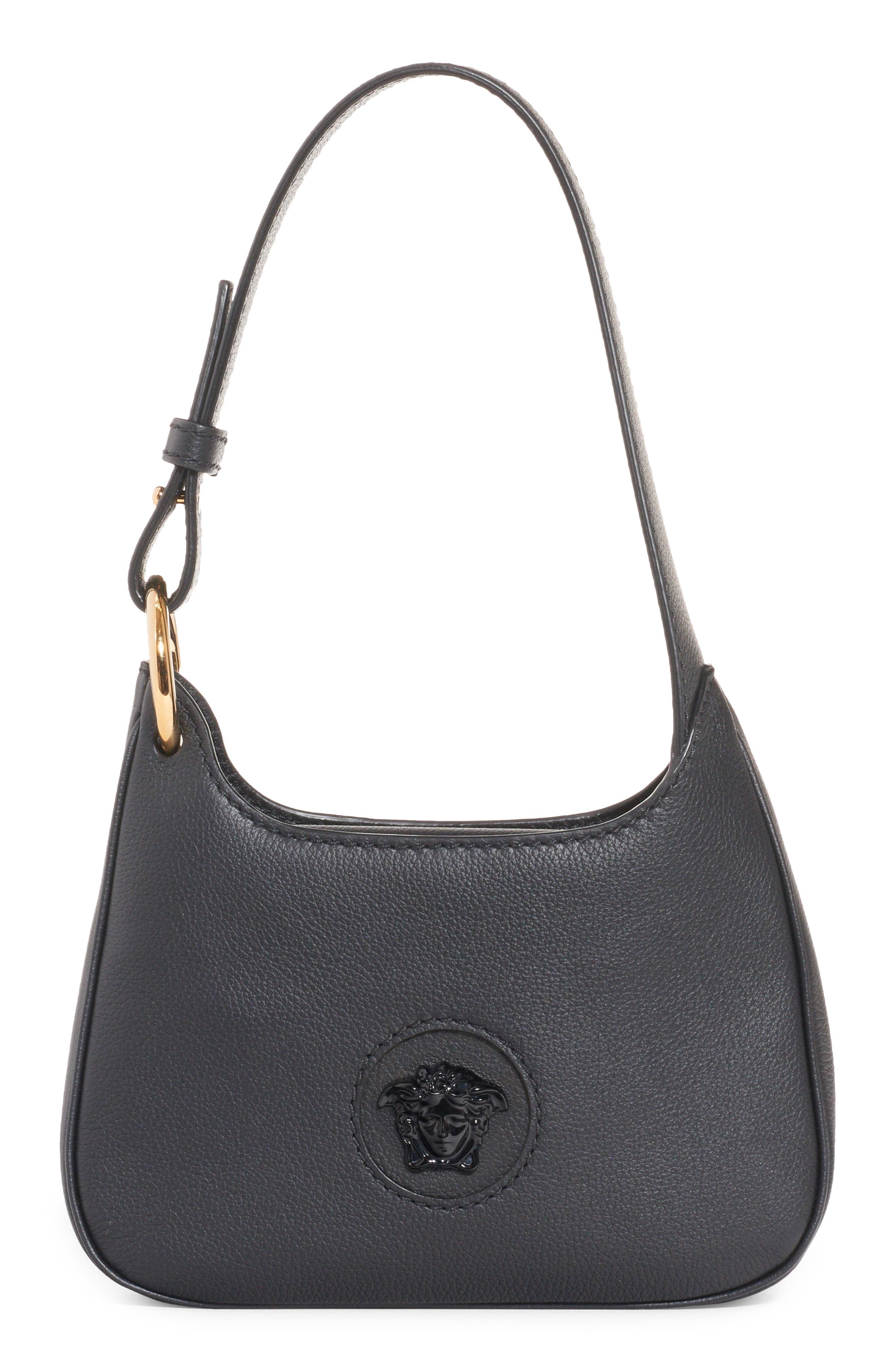 Versace La Medusa Small Hobo Bag, Main, color, 