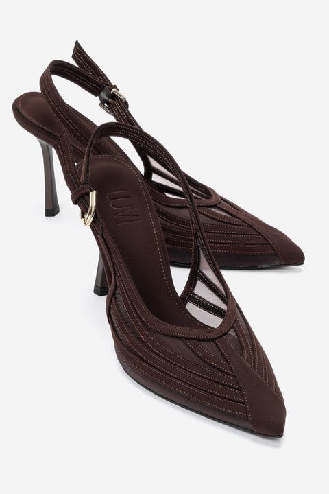 Fauna Mesh Mary Jane Flats