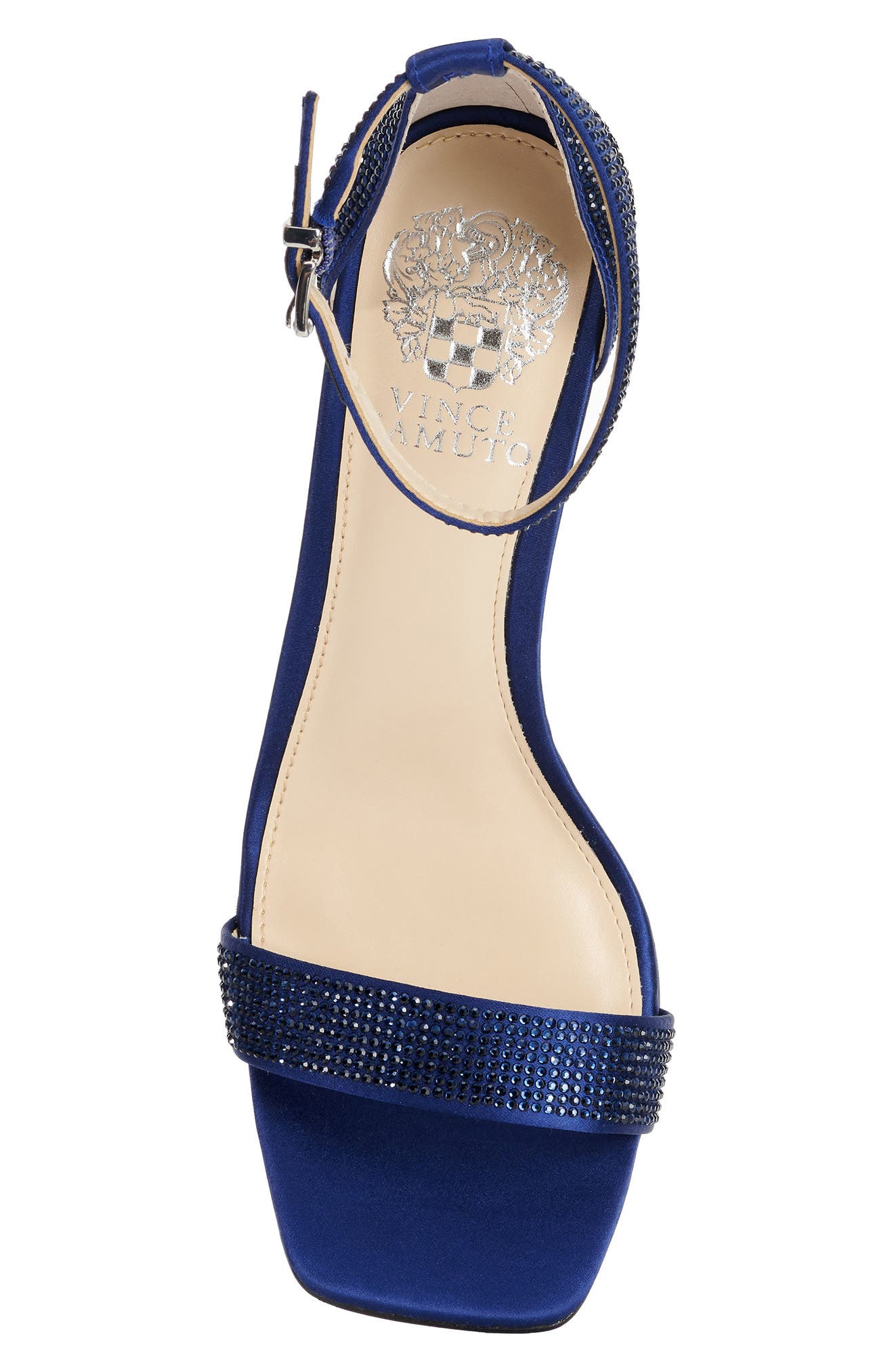 Enella Embellished Ankle Strap Sandal, Alternate, color, INKWELL