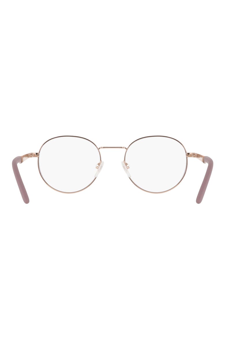 Traveler Drift 51mm Round Blue Light Blocking Reading Glasses, Alternate, color, ROSE GOLD / BLUE LIGHT
