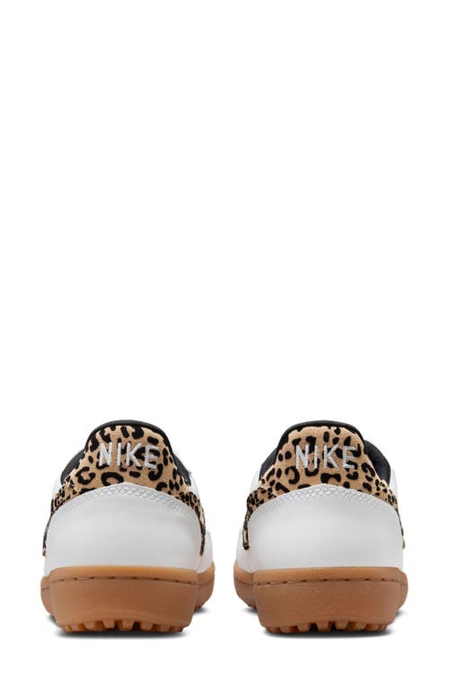 Nike Field General Se Sneakers In White Leather And Fabric In White