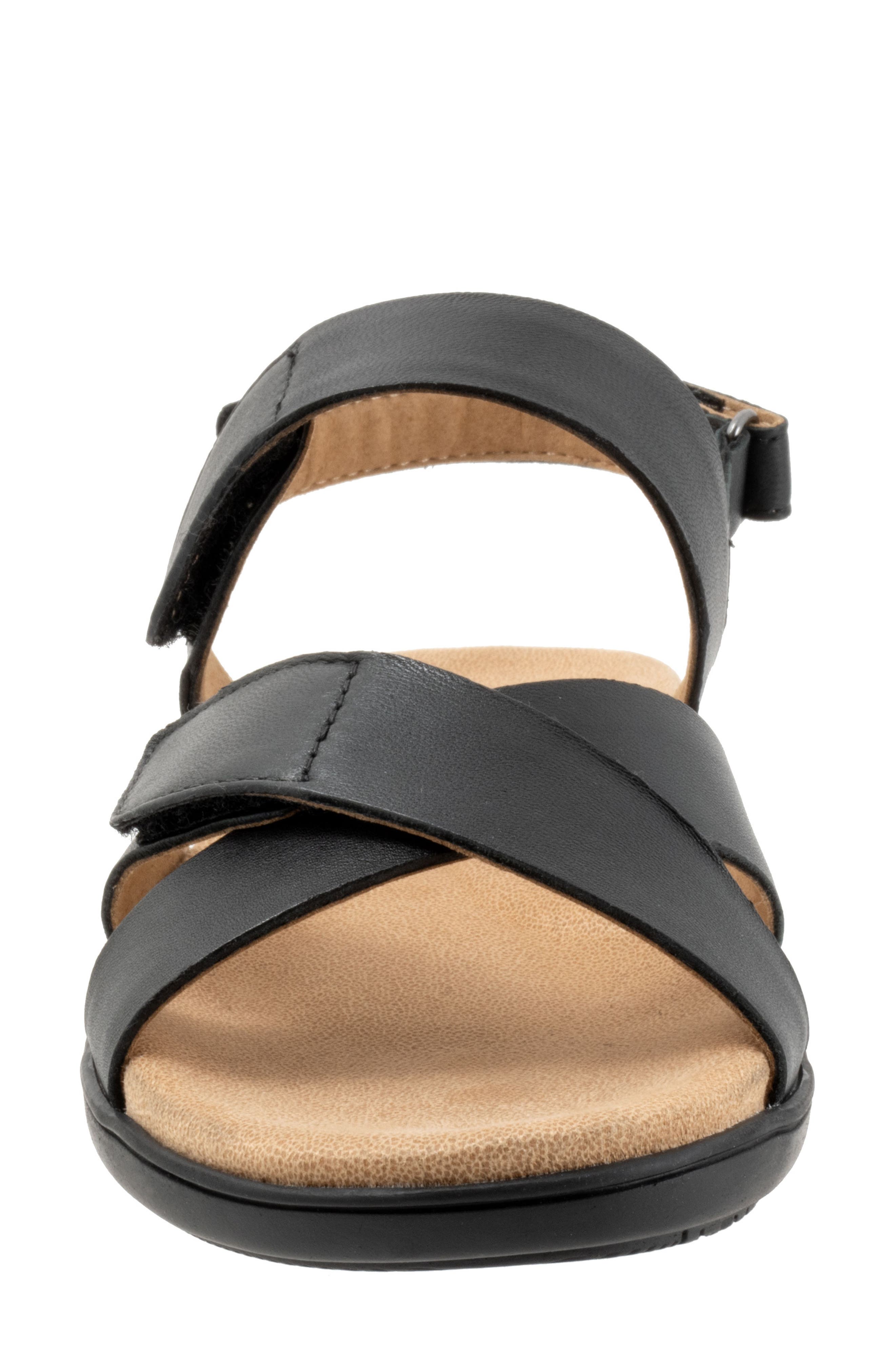 Trotters River Slingback Sandal, Alternate, color, Black
