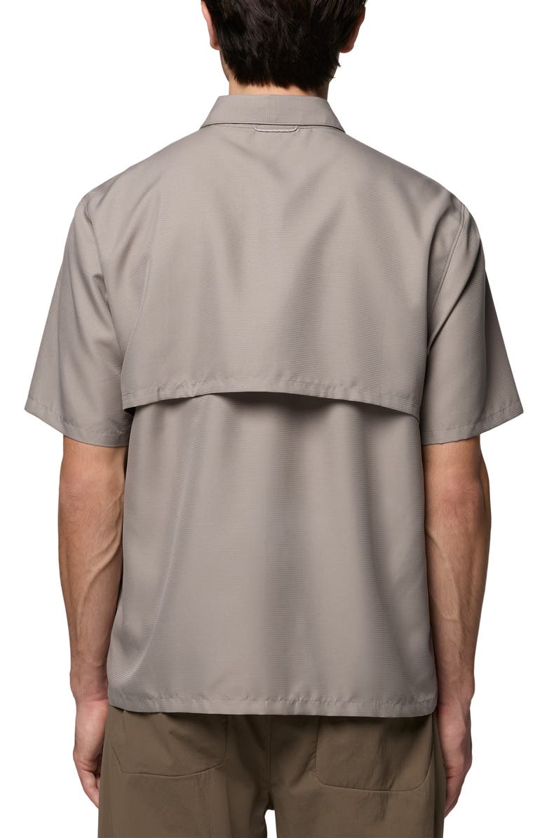 Mountain Hardwear Sun Drift Cooling Short Sleeve Shirt, Alternate, color, Approaching Storm