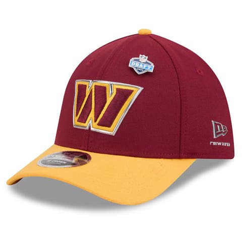 Men's New Era  Burgundy/Gold Washington Commanders 2026 NFL Draft 39THIRTY M-Crown Flex Hat