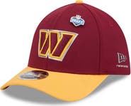 New Era Men's New Era Burgundy/Gold Washington Commanders 2026 NFL Draft 39THIRTY M-Crown Flex Hat