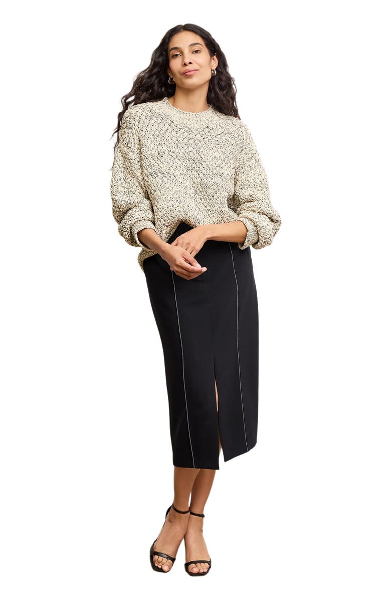 M.M.LaFleur Kiki Crewneck Sweater - Marl Knit, Alternate, color, 