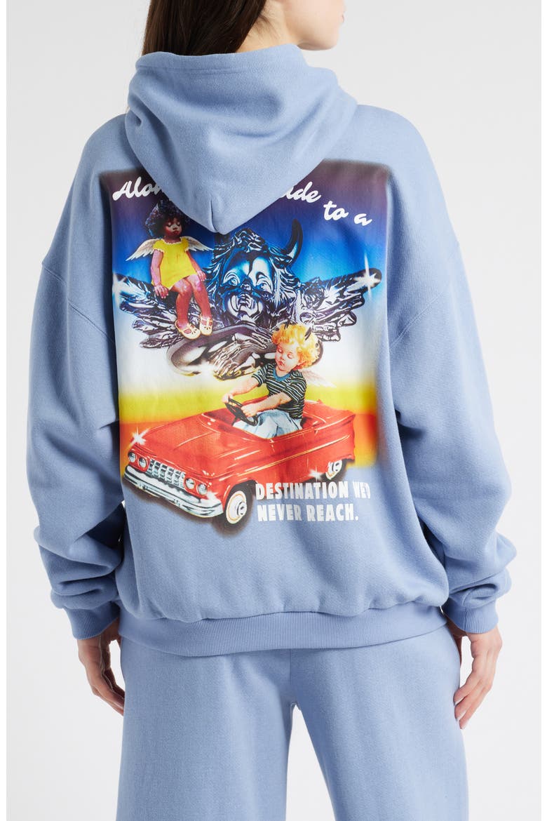Along the Ride Harley Zip Hoodie, Alternate, color, GREY/BLUE