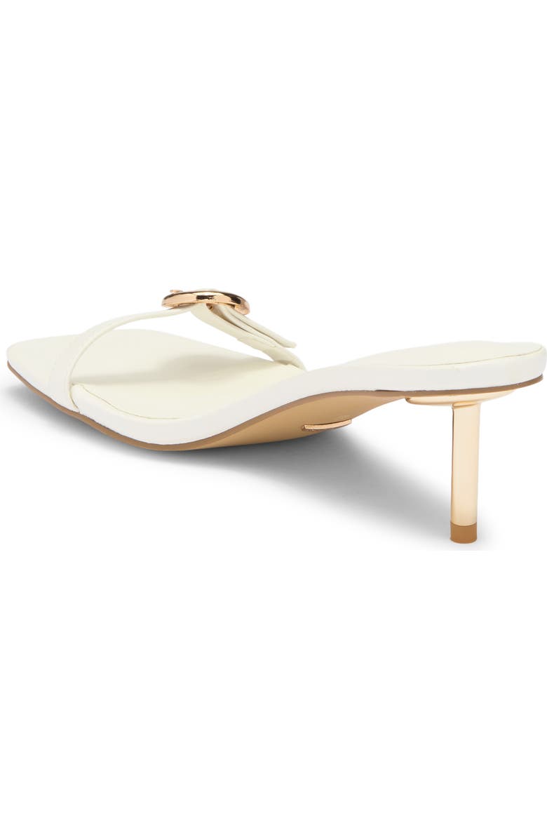 Billini Lyon Buckle Sandal, Alternate, color, White