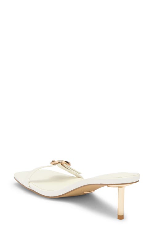 Billini Lyon Buckle Sandal In White