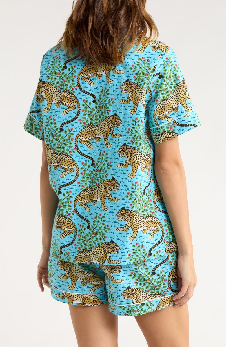 Printfresh Organic Cotton Poplin Short Sleeve Pajamas, Alternate, color,