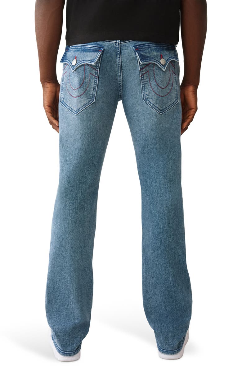 True Religion Ricky Straight Leg Jeans, Alternate, color, Light Peppermint Wash