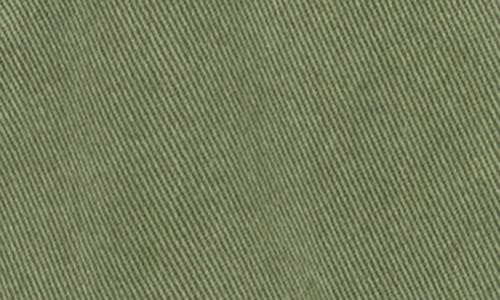Blanknyc Crop Twill Shirt Jacket In Green
