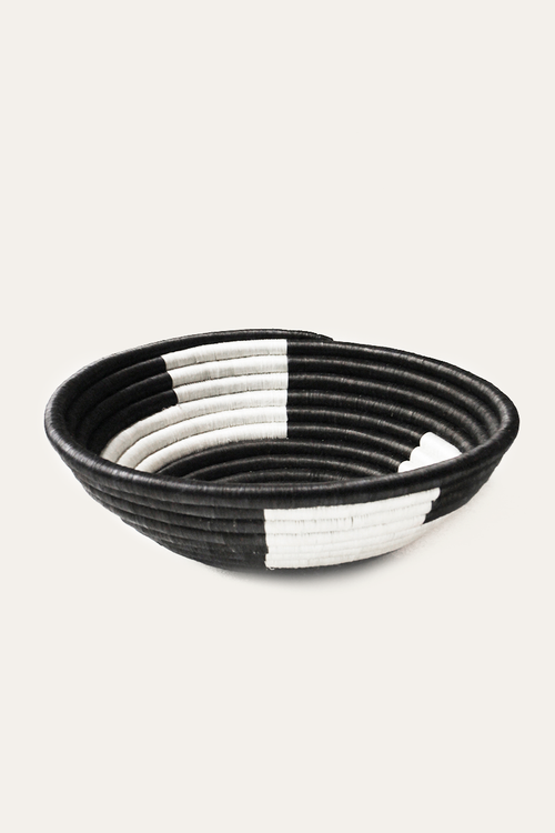 Indego Africa Zig Zag Plateau In Black And White