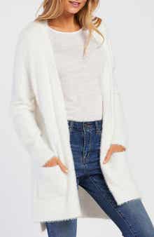 Lynn Fuzzy Long Cardigan