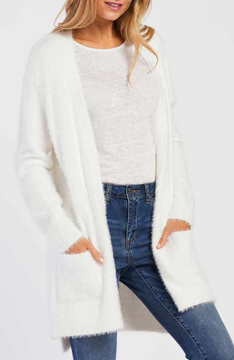 Lynn Fuzzy Long Cardigan