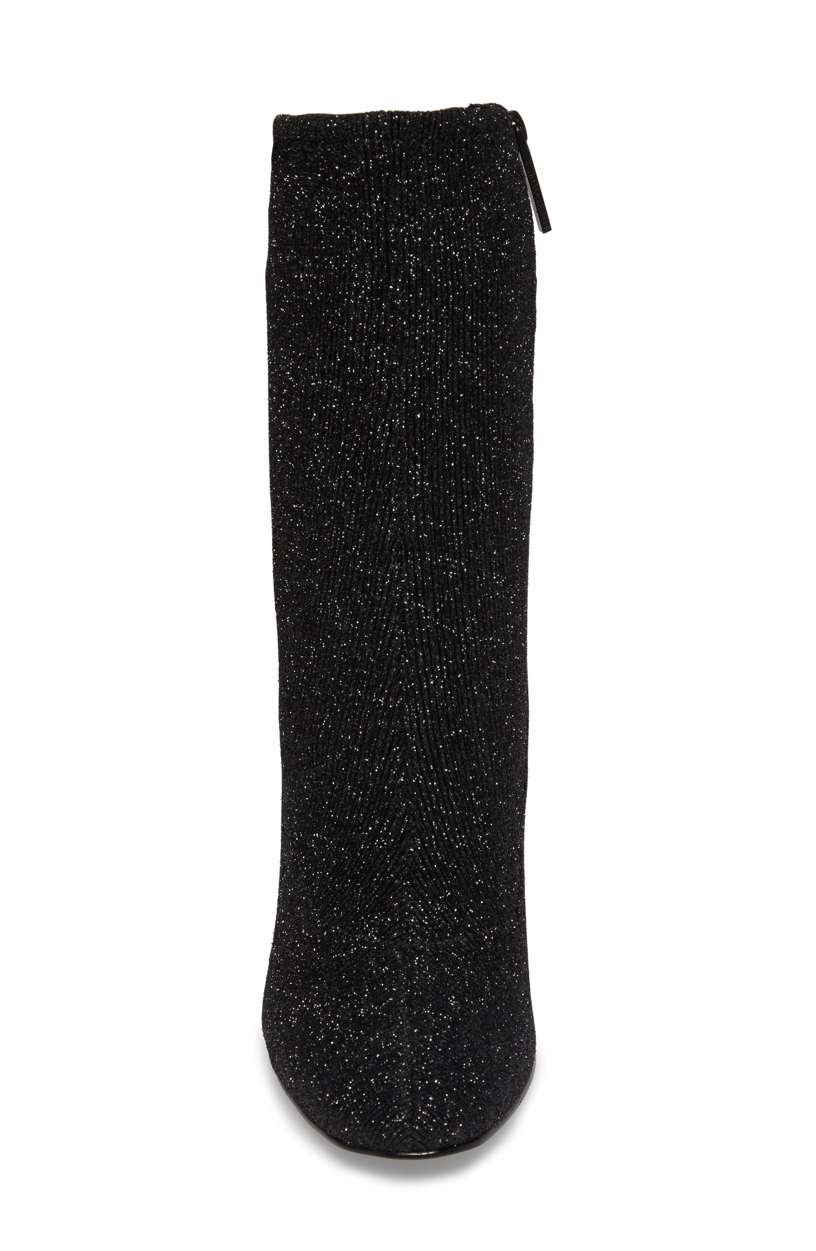 KENDALL + KYLIE Hailey Glitter Sock Bootie, Alternate, color, 