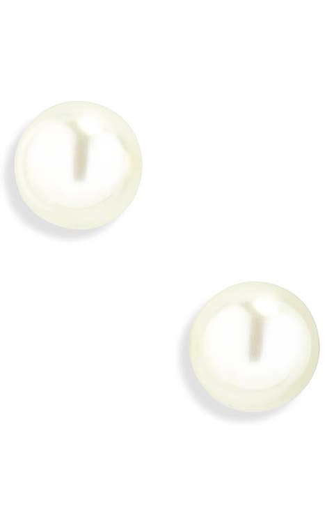 Demi-Fine Freshwater Pearl Stud Earrings
