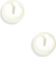 NORDSTROM RACK Demi-Fine Freshwater Pearl Stud Earrings
