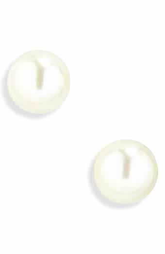 Demi-Fine Freshwater Pearl Stud Earrings