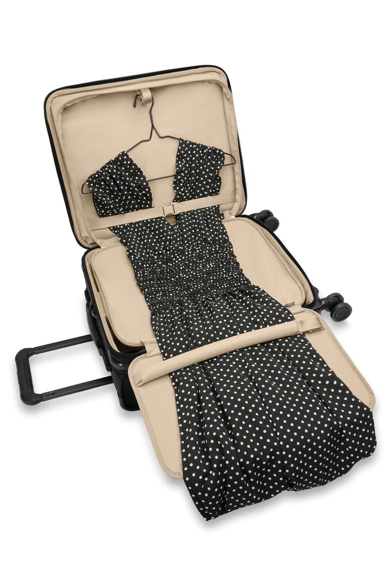 Baseline Global Spinner Carry-On, Alternate, color, BLACK