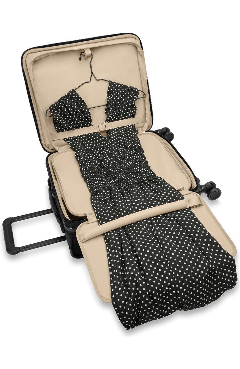 Briggs & Riley Baseline Global Spinner Carry-On, Alternate, color, Black