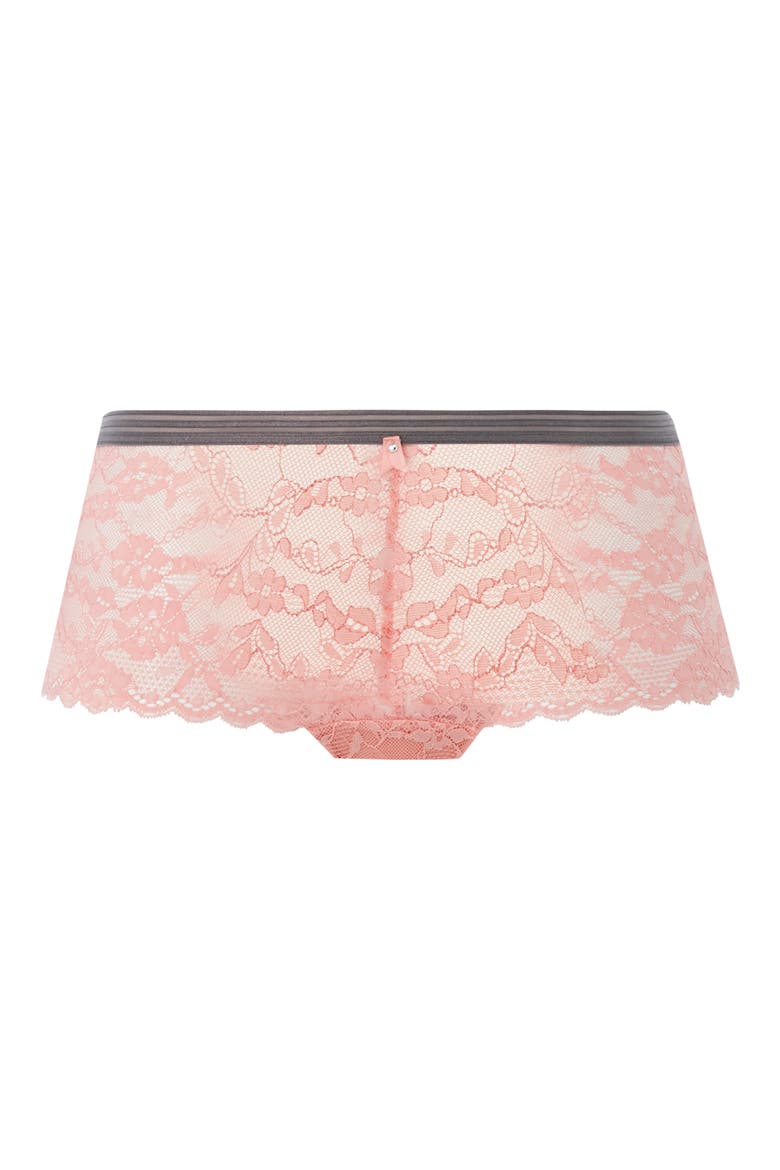 Offbeat Lace Boyshorts, Main, color, ROSEHIP