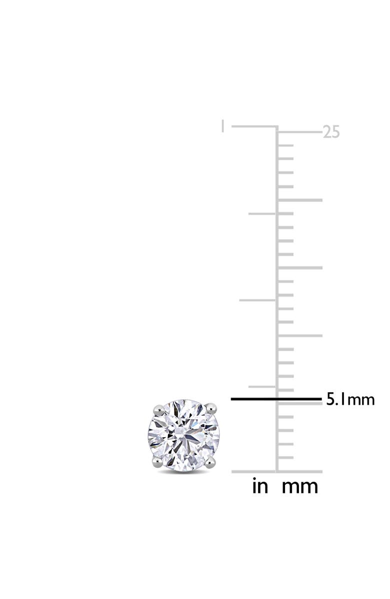 Julianna B. 1 CTW Lab-Grown Diamond Stud Earrings Platinum, Alternate, color, White Gold