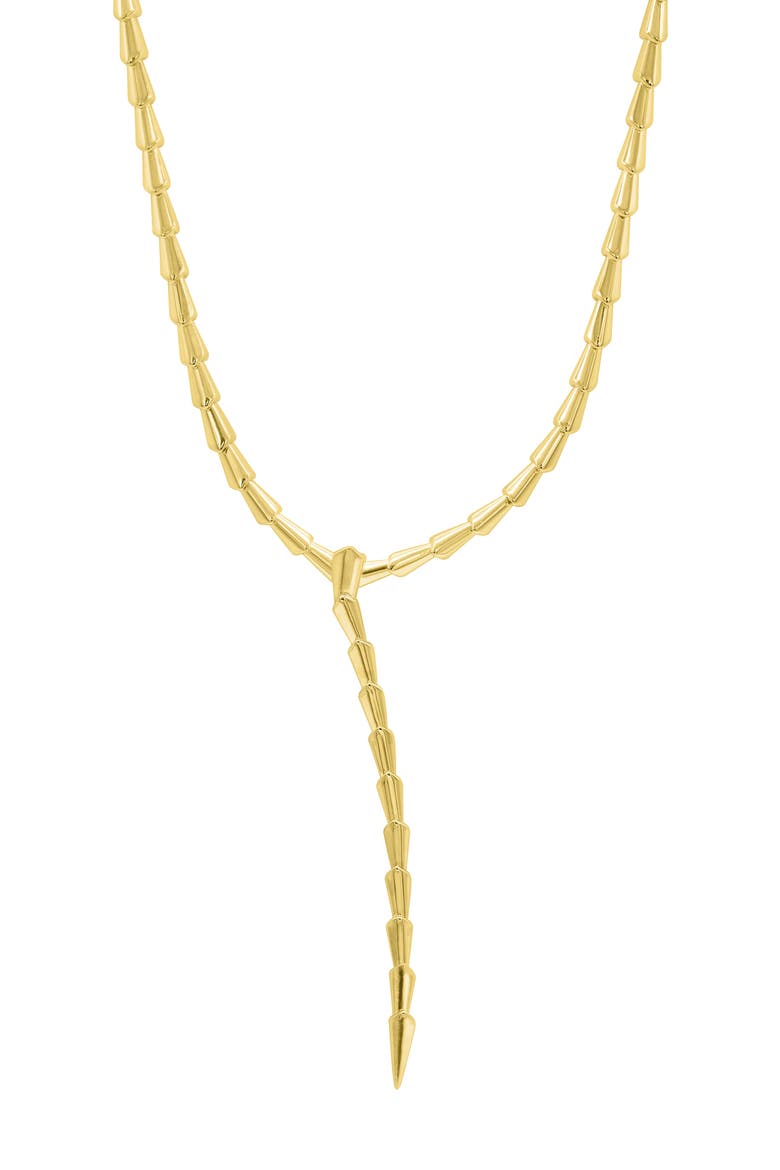Lariat Necklace, Main, color, GOLD