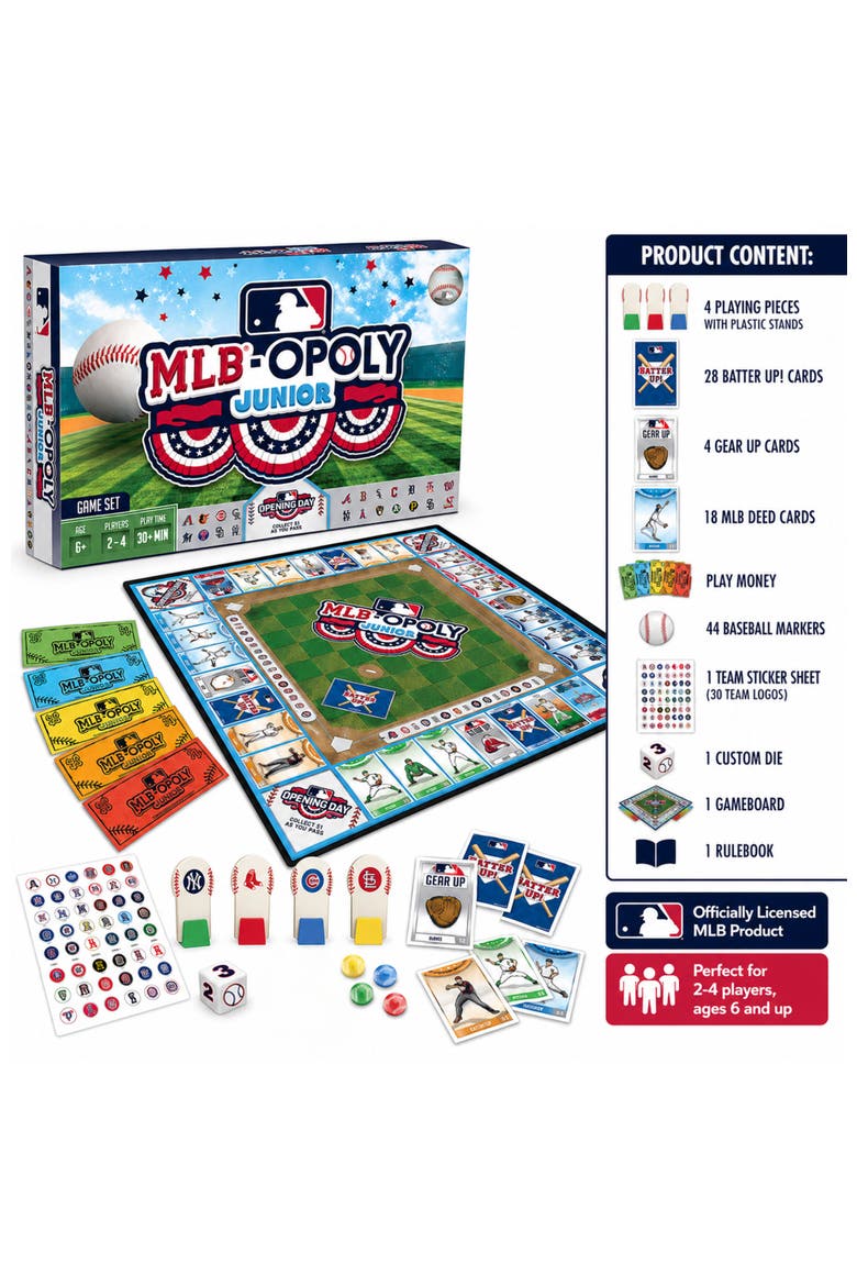 MLB Opoly Junior, Alternate, color, Multicolor