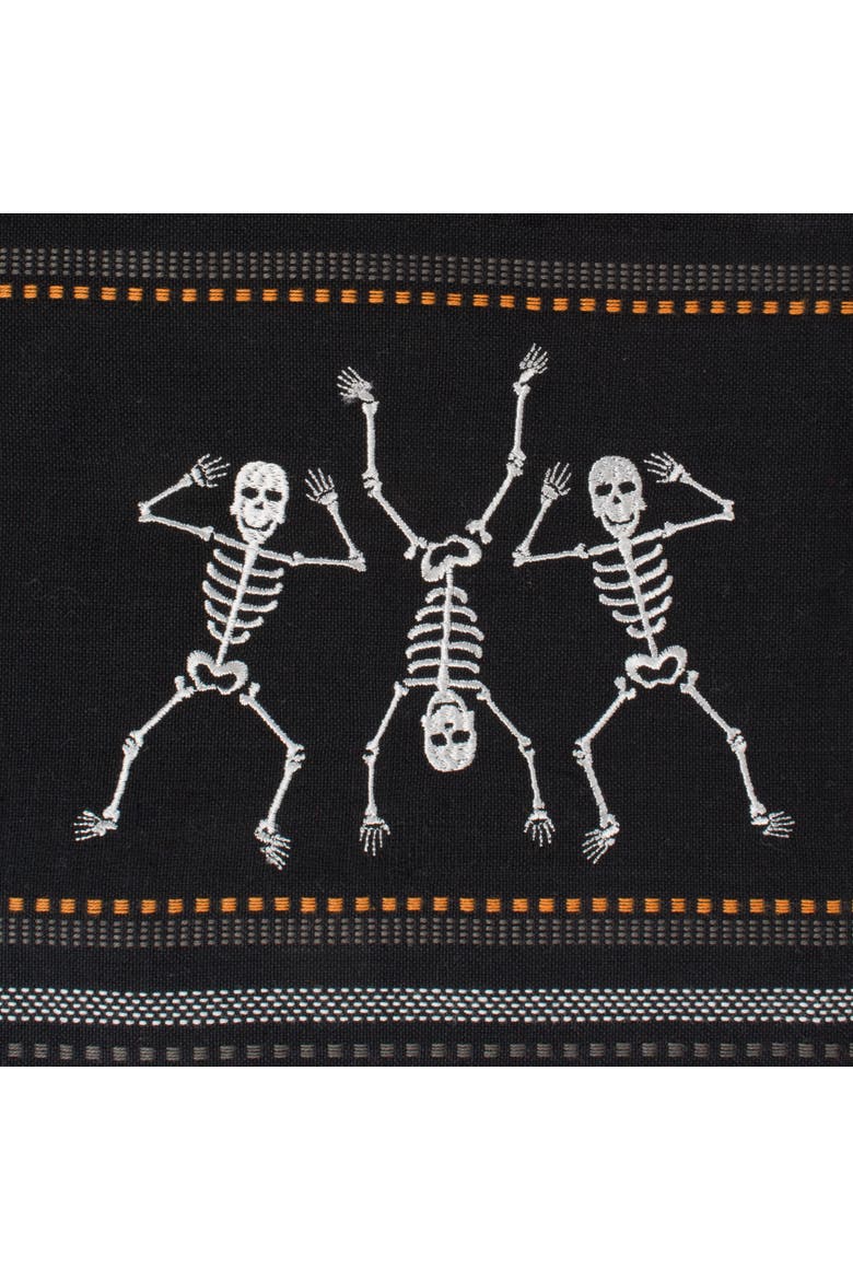 Skeleton Embellished Assorted Dishtowel Set/3, Alternate, color, Skeleton