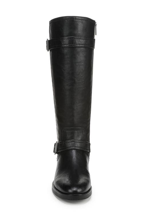 Naturalizer Jaya Womens Zipper Leather Knee-high Boots In Black