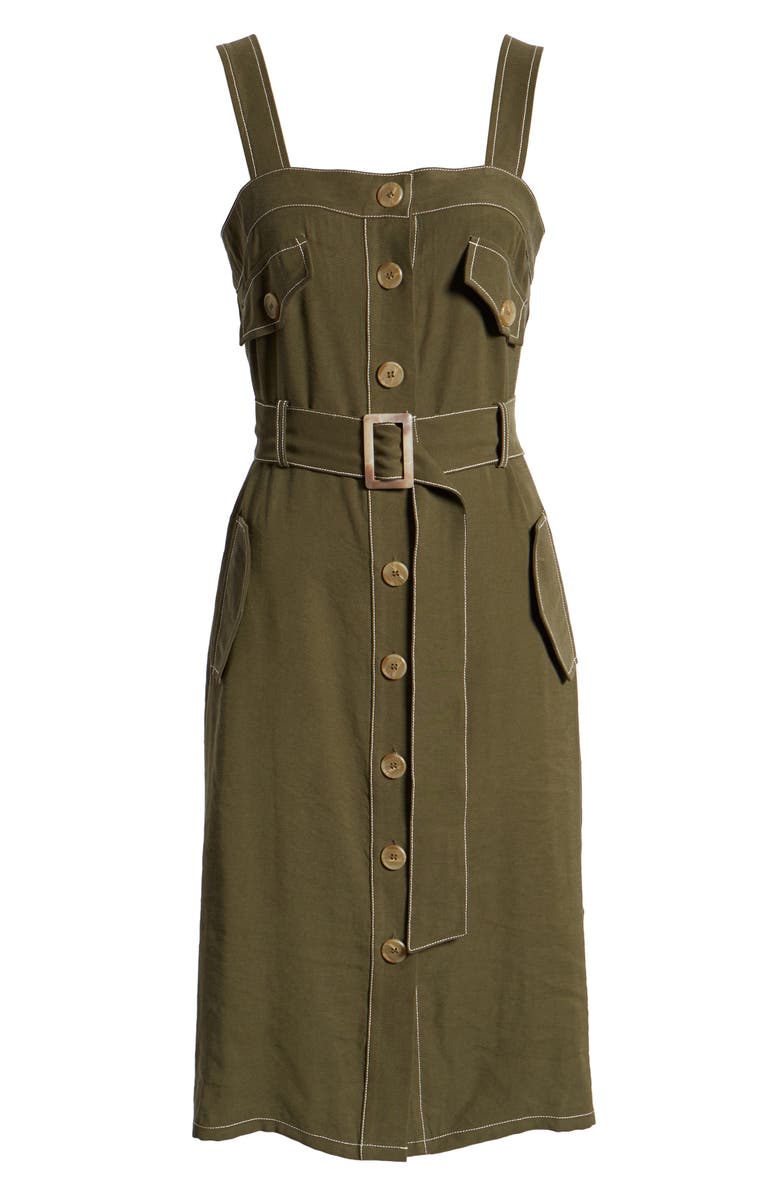 CHRISELLE LIM COLLECTION Chriselle Lim Sandrine Safari Dress, Alternate, color,