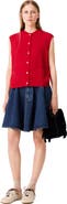 maje Sleeveless knit top