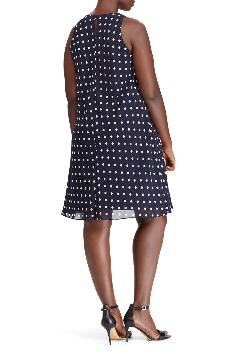 Polka Dot Dress, Alternate, color, LIGHTHOUSE NAVY-COL. CREAM