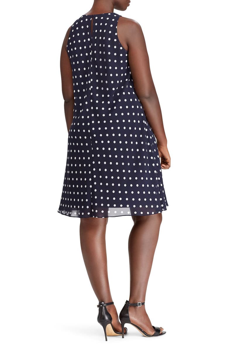 Lauren Ralph Lauren Polka Dot Dress, Alternate, color,