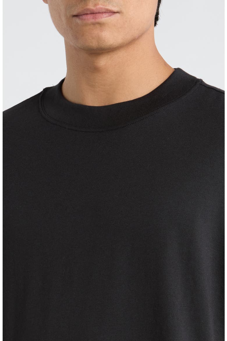Signature Essentials Cotton Blend T-Shirt, Alternate, color, VINTAGE BLACK