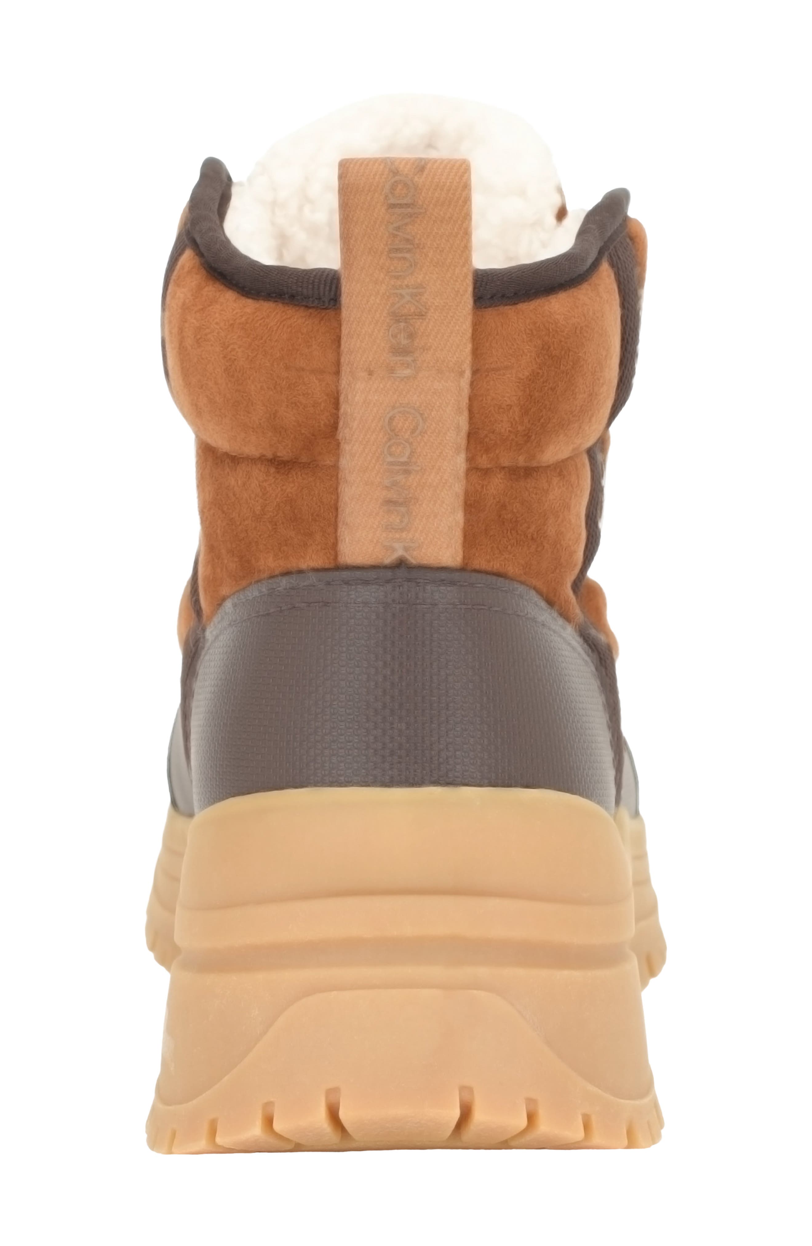 Nika Lug Sole Bootie, Alternate, color, MEDIUM BROWN