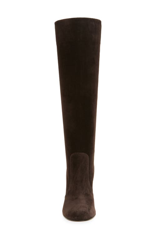 Gianvito Rossi Block Heel Tall Boot In Brown