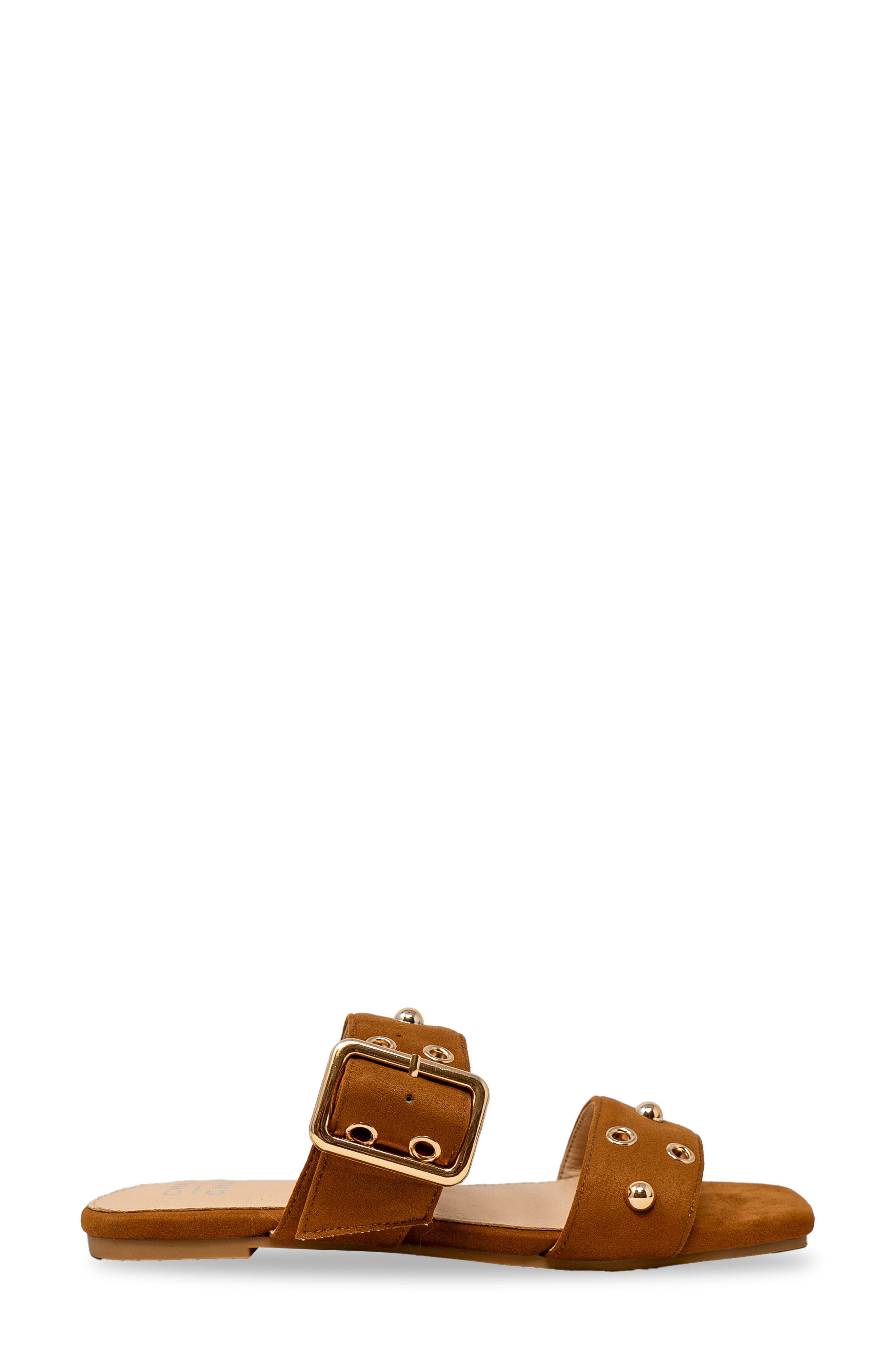 Eve Double Strap Slide Sandal, Alternate, color, TAN SUEDE