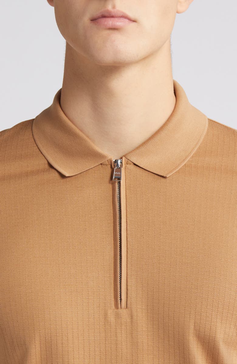 BOSS Polston Half Zip Polo, Alternate, color, 